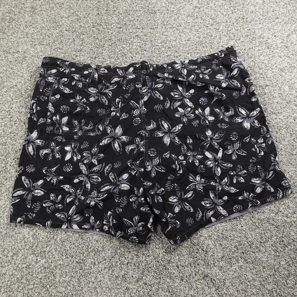 VTG Ocean‎ Pacific Shorts Mens L Black Gray Hawaiian Board Swim Surf OP 80s 90s